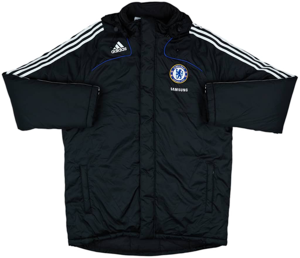 2008-09 Chelsea adidas Padded Bench Coat - 9/10 - (XL)