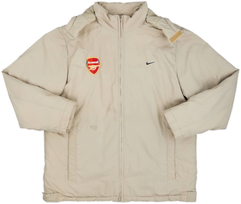 2002-03 Nike Template Padded Rain Jacket (Arsenal) - 6/10 - (L)