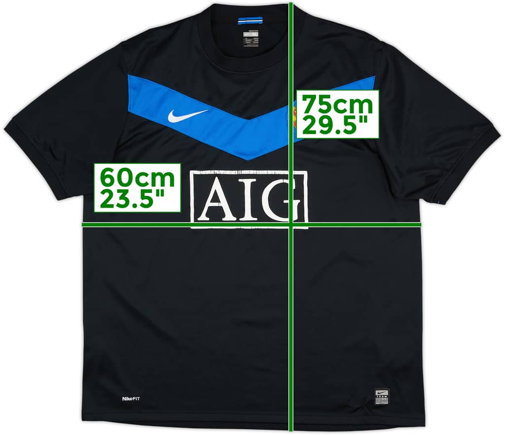 2009-10 Manchester United Away Shirt - 5/10 - (XL)