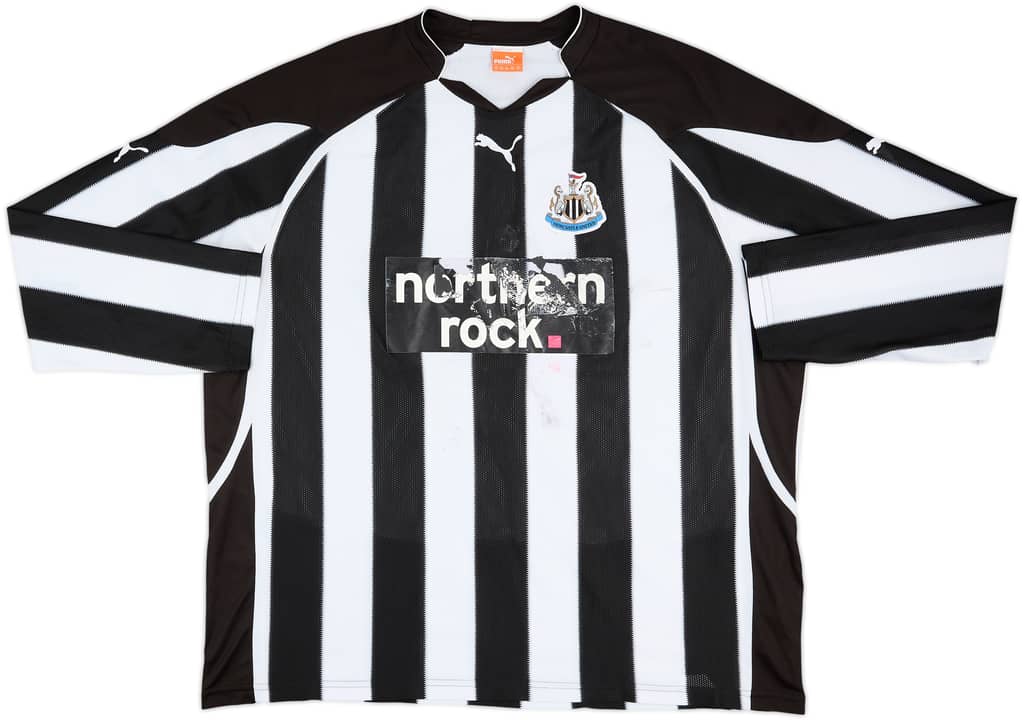 2010-11 Newcastle Home L/S Shirt - 4/10 - (3XL)