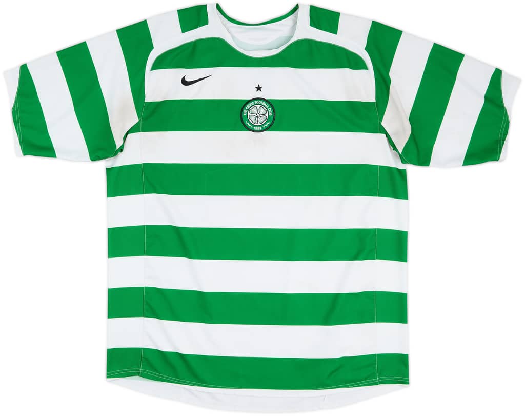 2005-07 Celtic Home Shirt - 4/10 - (XL)