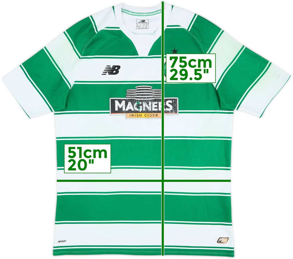 2015-16 Celtic Home Shirt - 4/10 - (L)