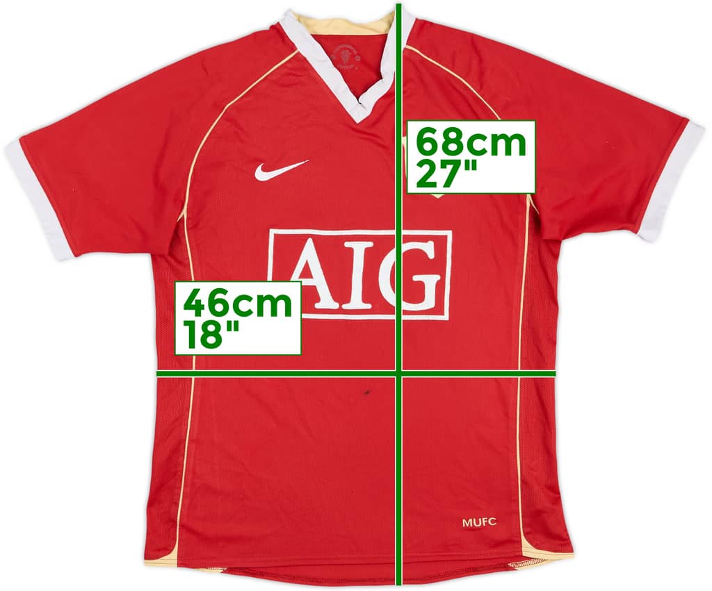 2006-07 Manchester United Home Shirt - 5/10 - (S)