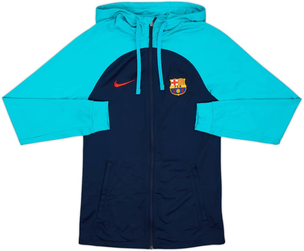 2022-23 Barcelona Nike Hooded Track Jacket - 9/10 - (XS)
