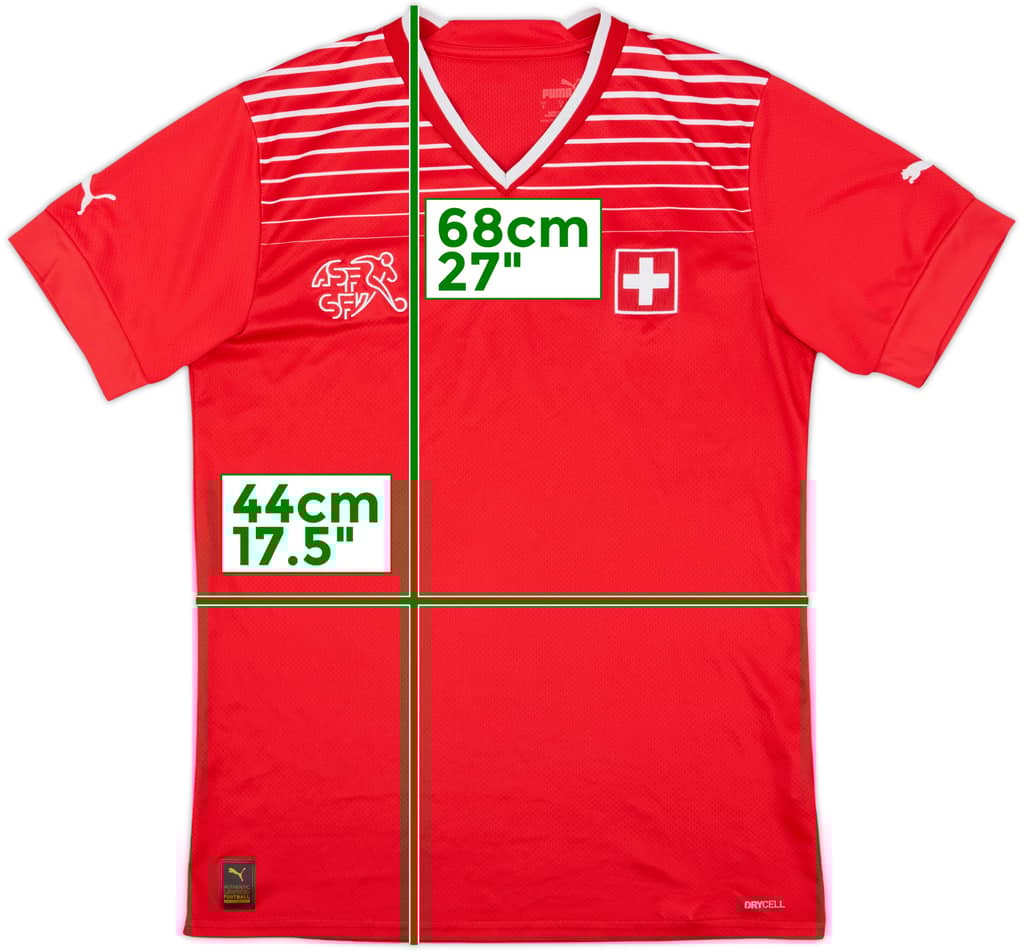 2022-23 Switzerland Home Shirt - 9/10 - (S)