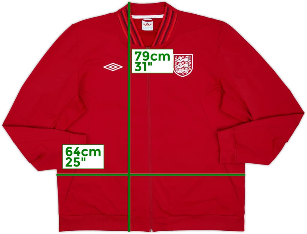 2012-13 England Umbro Track Jacket - 8/10 - (XXL)