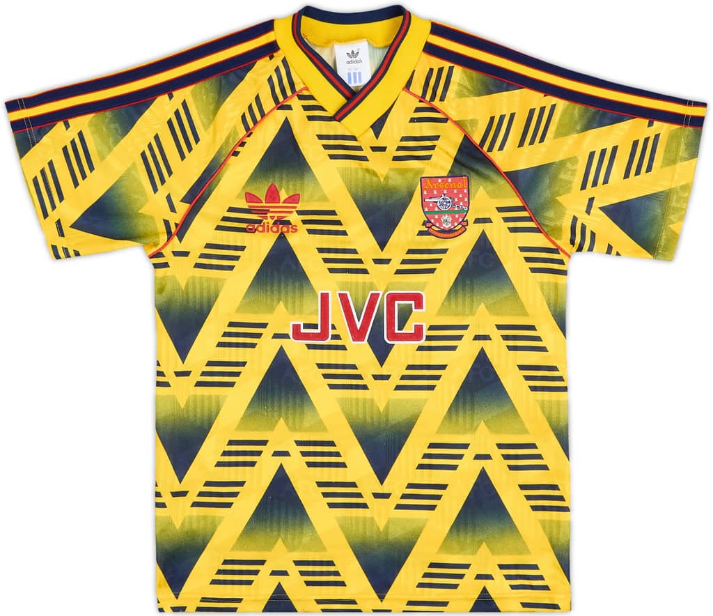 1991-93 Arsenal Away Shirt - 8/10 - (M.Boys)