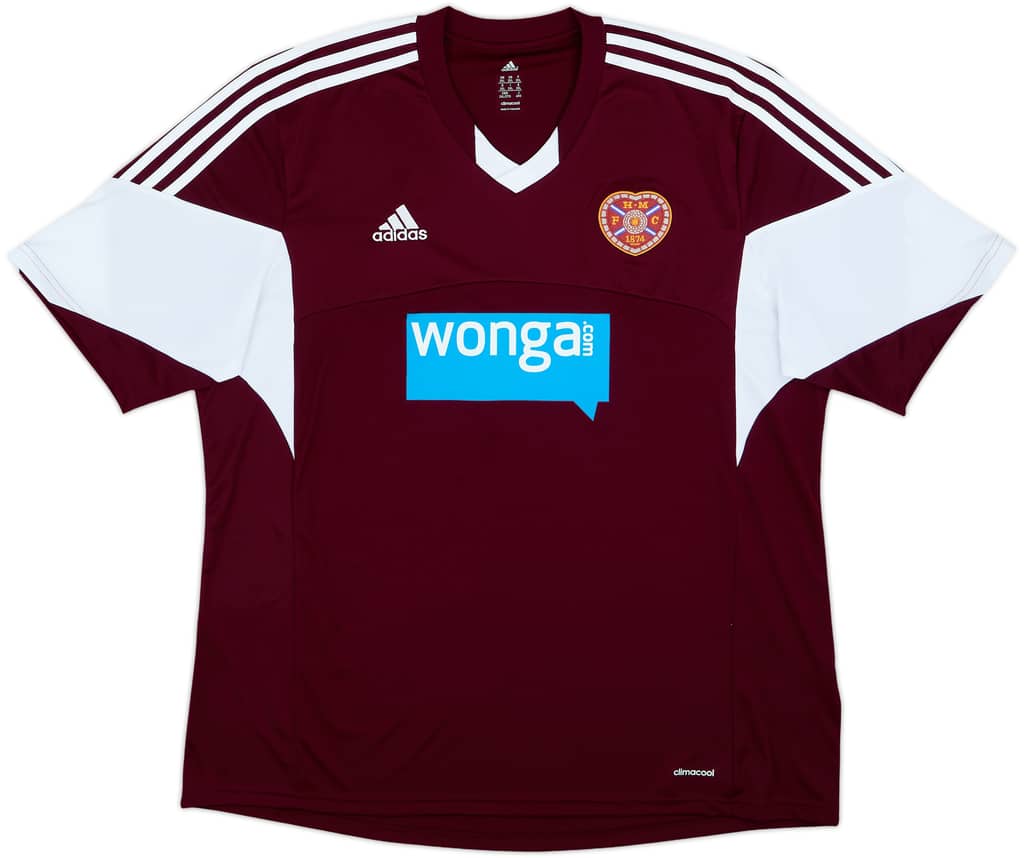 2013-14 Hearts Home Shirt - 10/10 - (XXL)