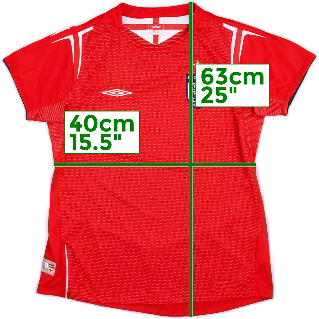 2004-06 England Away Shirt - 10/10 - (Women's S)