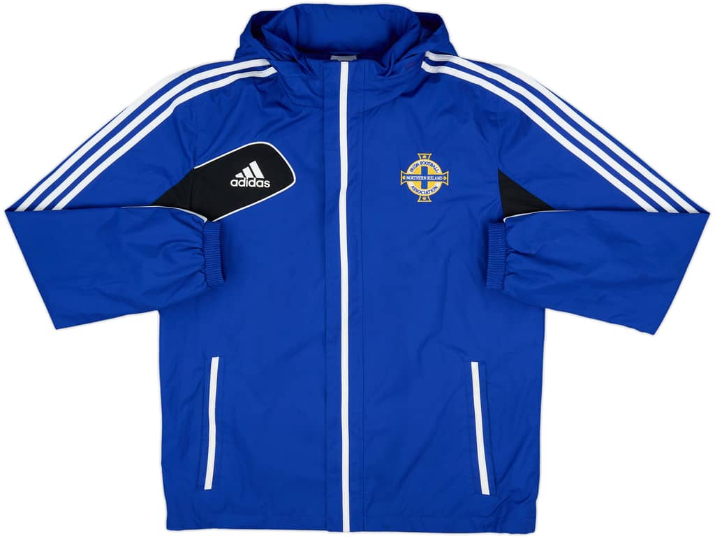 2012-13 Northern Ireland adidas Hooded Rain Jacket - 8/10 - (L)