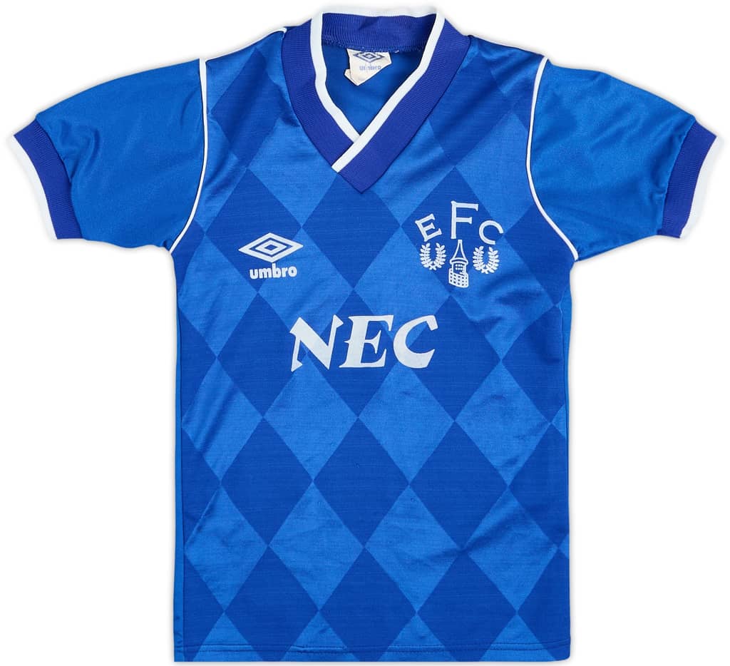 1986-89 Everton Home Shirt - 8/10 - (S.Boys)
