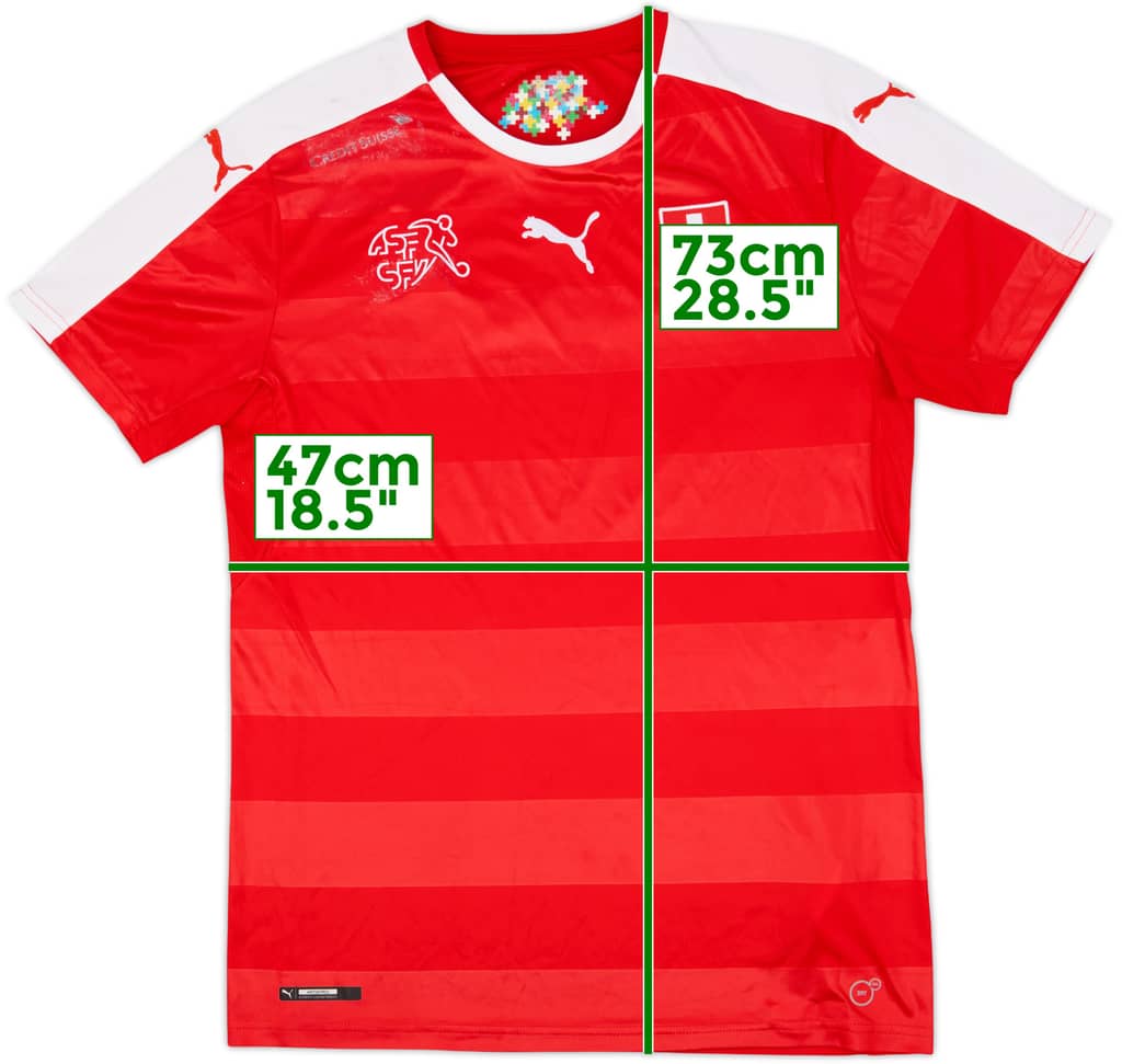 2016-17 Switzerland Home Shirt - 6/10 - (M)