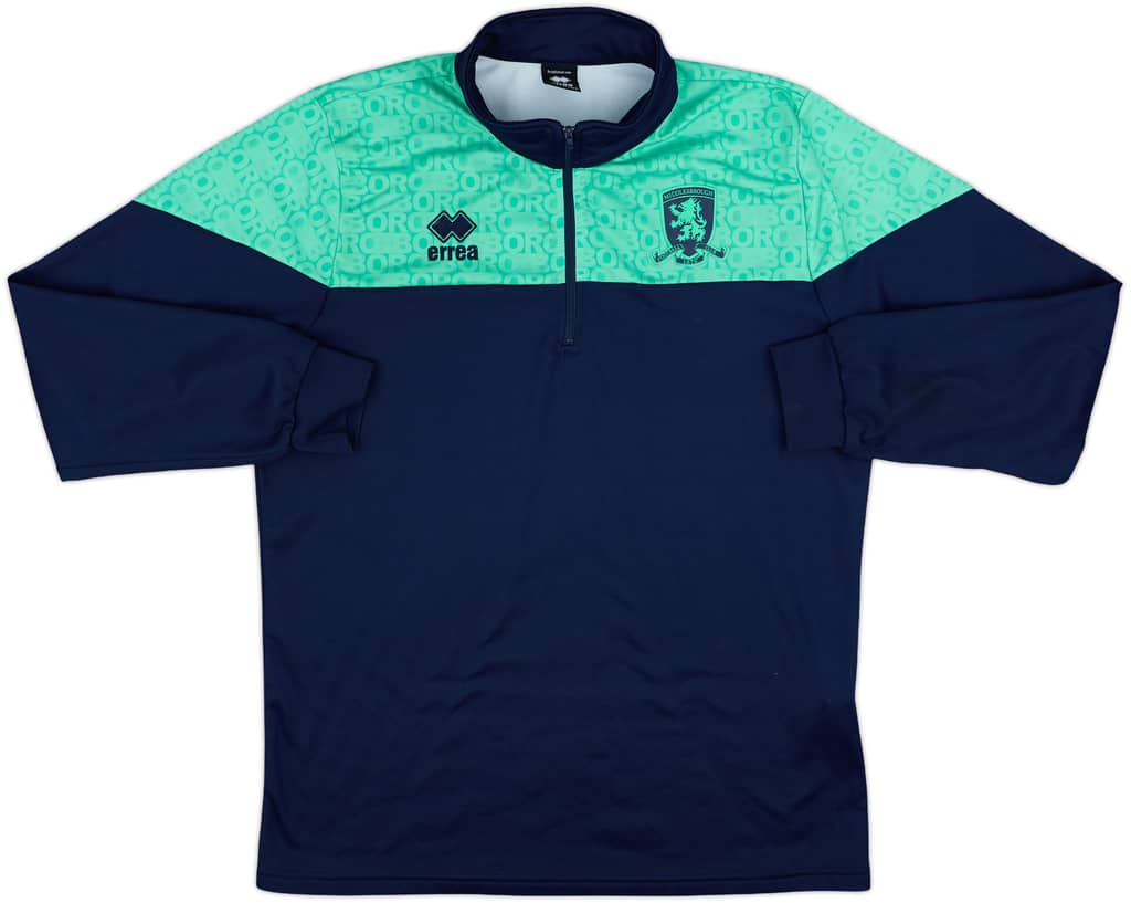 2023-24 Middlesbrough Errea 1/4 Zip Drill Top - 8/10 - (XL)