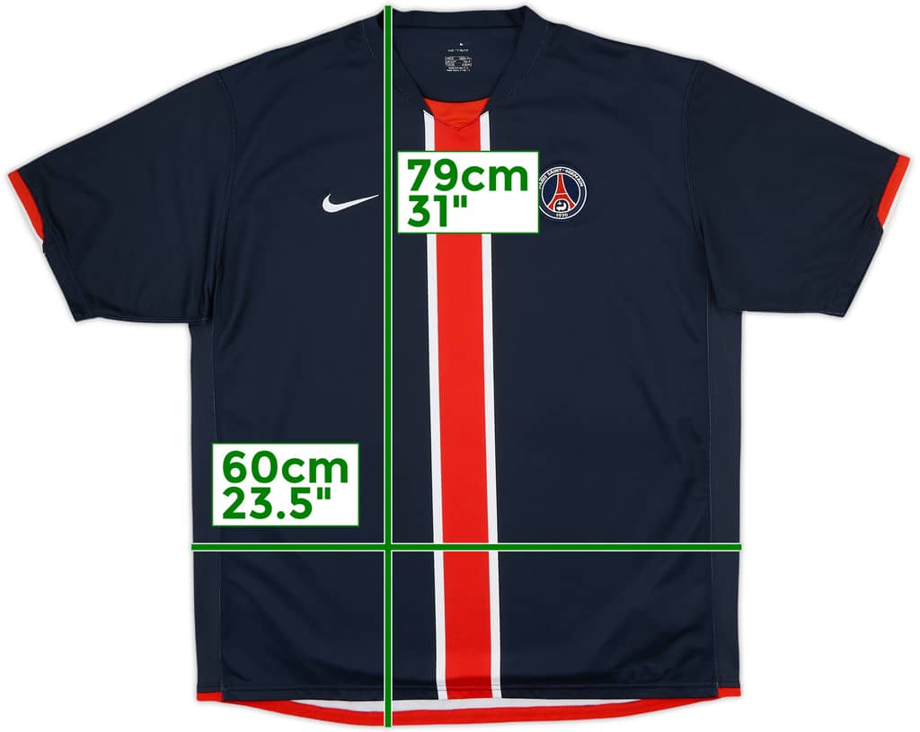 2006-07 Paris Saint-Germain Home Shirt - 9/10 - (XL)