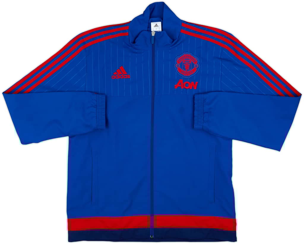 2015-16 Manchester United adidas Track Jacket - 7/10 - (M)