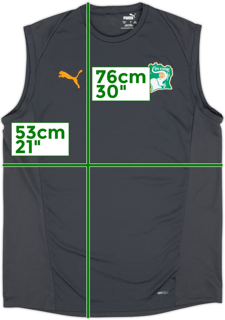 2019-20 Ivory Coast Puma Training Vest - 8/10 - (L)