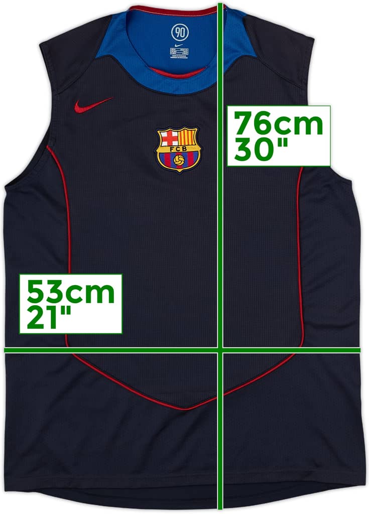 2004-05 Barcelona Nike Training Vest - 8/10 - (M)