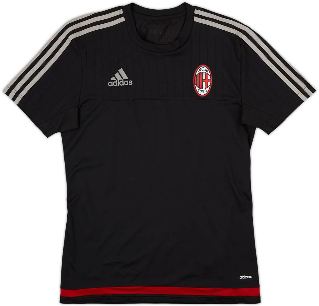 2015-16 AC Milan adizero Training Shirt - 8/10 - (S)