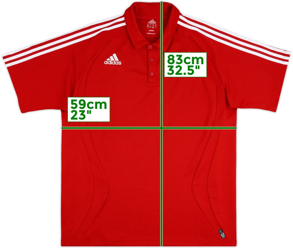 2006-07 Bayern Munich adidas Polo Shirt - 8/10 - (XL)