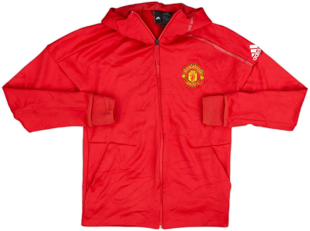 2016-17 Manchester United Nike Hooded Track Jacket - 8/10 - (M)