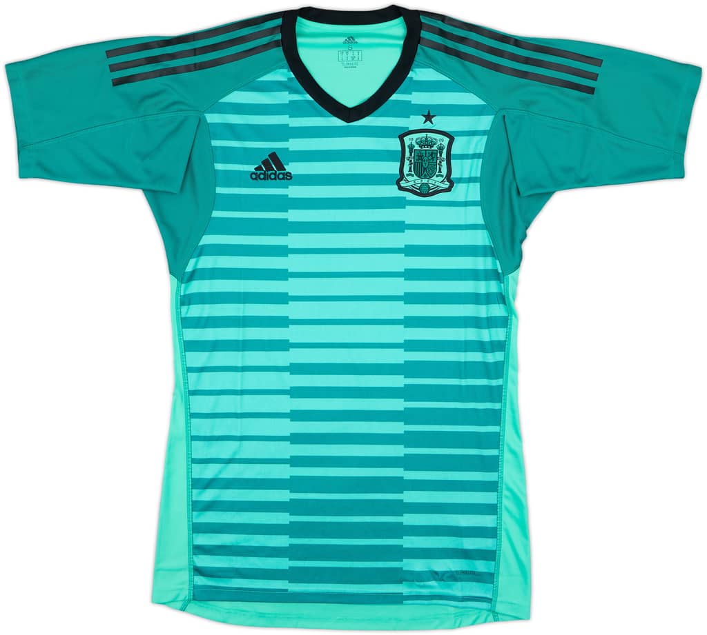 2018-19 Spain GK S/S Shirt - 9/10 - (S)