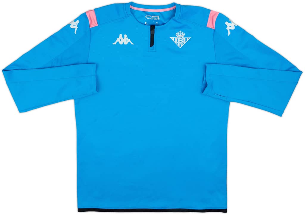 2019-20 Real Betis Kappa 1/4 Zip Drill Top - 8/10 - (L)