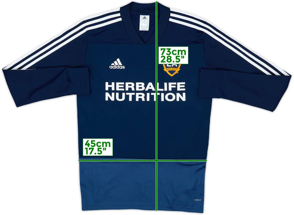 2020-21 LA Galaxy adidas 1/4 Zip Training Top - 7/10 - (S)