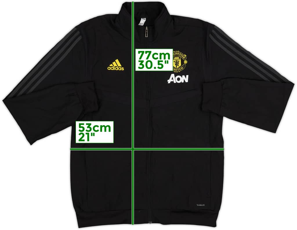 2019-20 Manchester United adidas Track Jacket - 8/10 - (M)