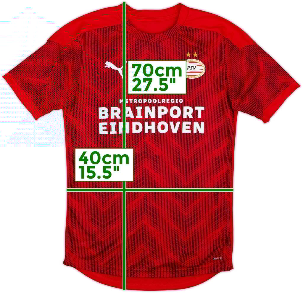 2020-21 PSV Puma Player Issue Training Shirt #19 - 9/10 - (S)