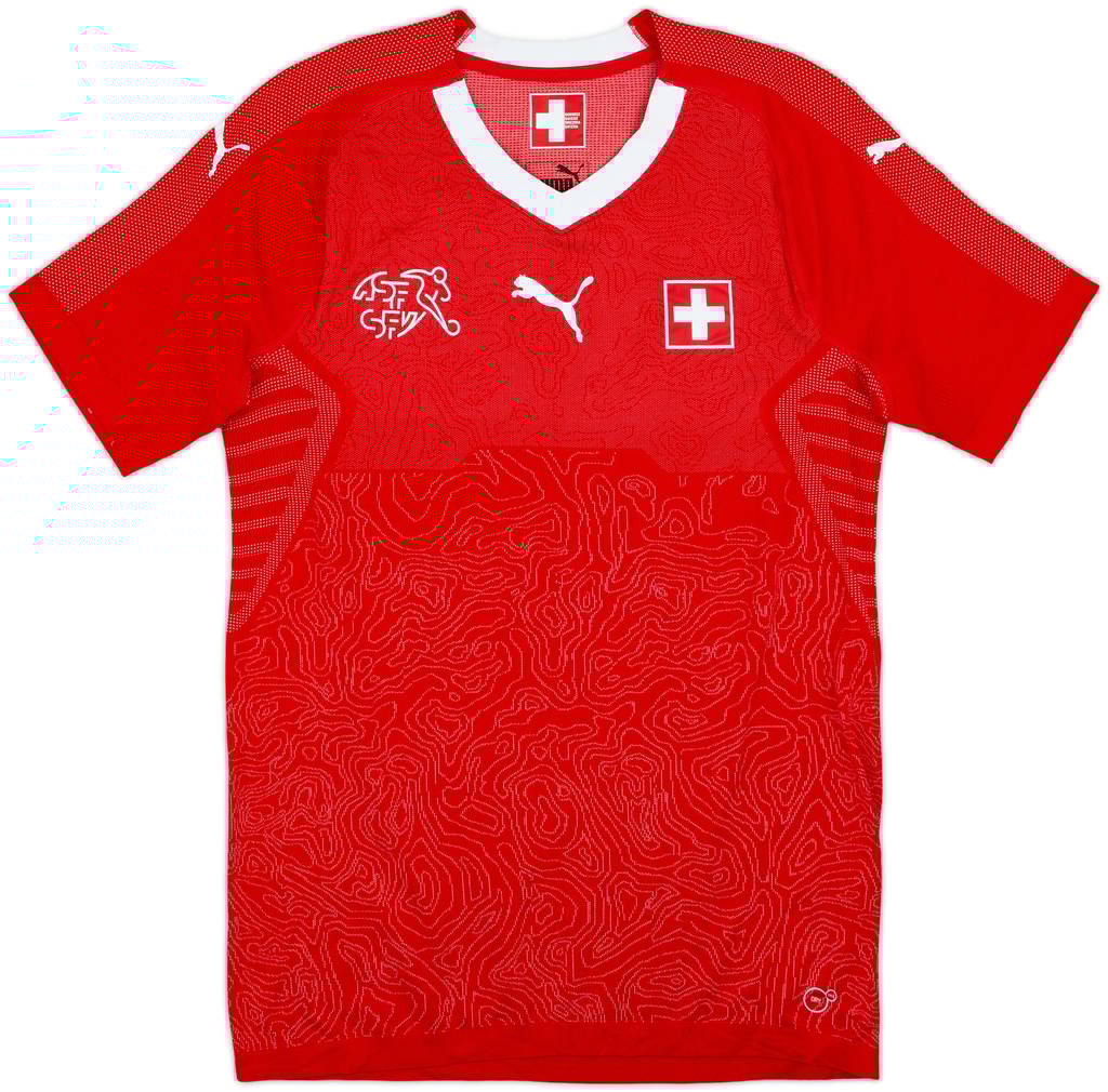 2018-20 Switzerland Authentic Home Shirt - 9/10 - (XL)