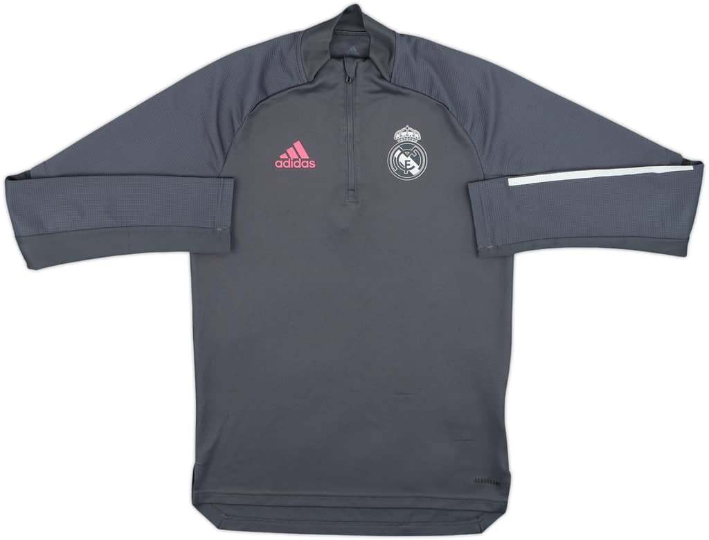 2020-21 Real Madrid adidas 1/4 Zip Drill Top - 7/10 - (XS)