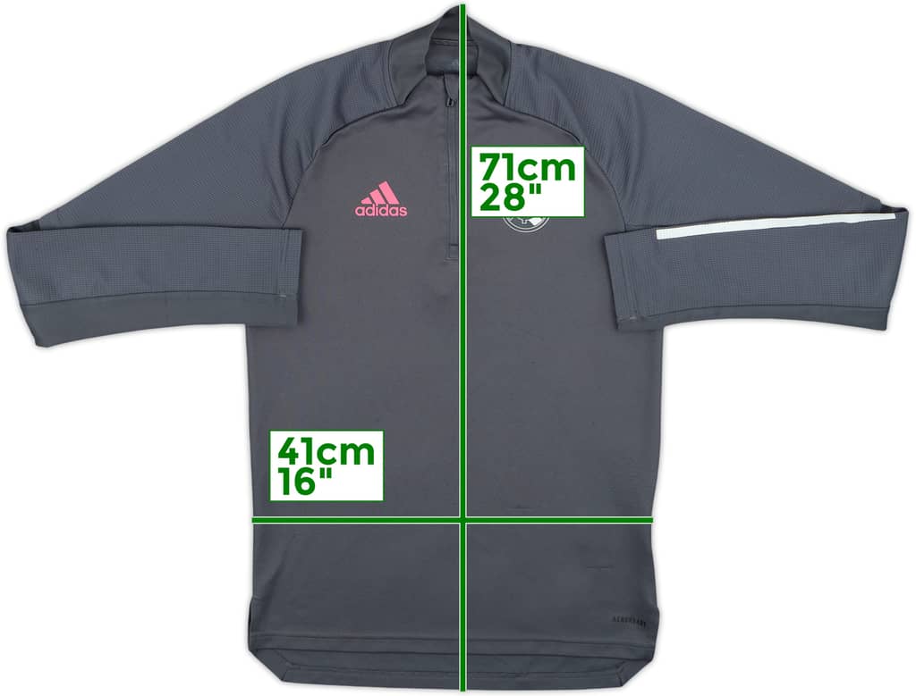 2020-21 Real Madrid adidas 1/4 Zip Drill Top - 7/10 - (XS)