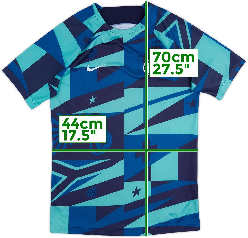 2022-23 Inter Milan Nike Training Shirt - 9/10 - (S)