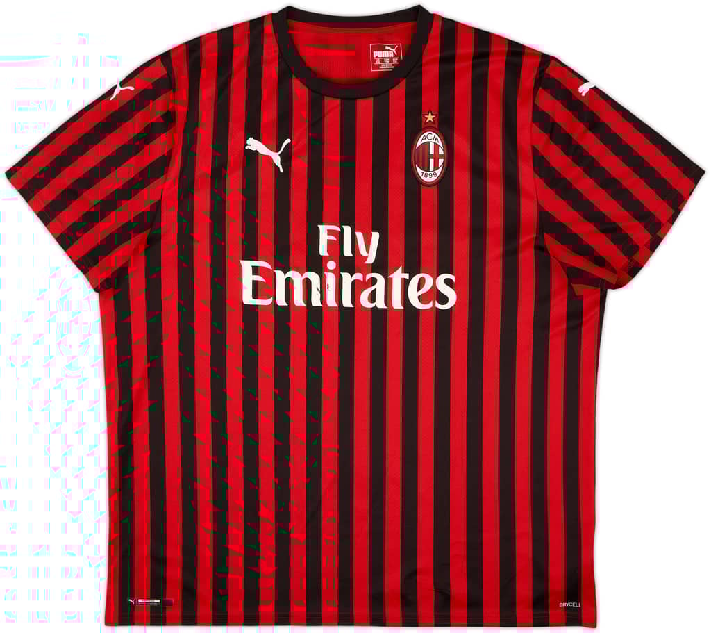 2019-20 AC Milan Home Shirt - 5/10 - (XXL)