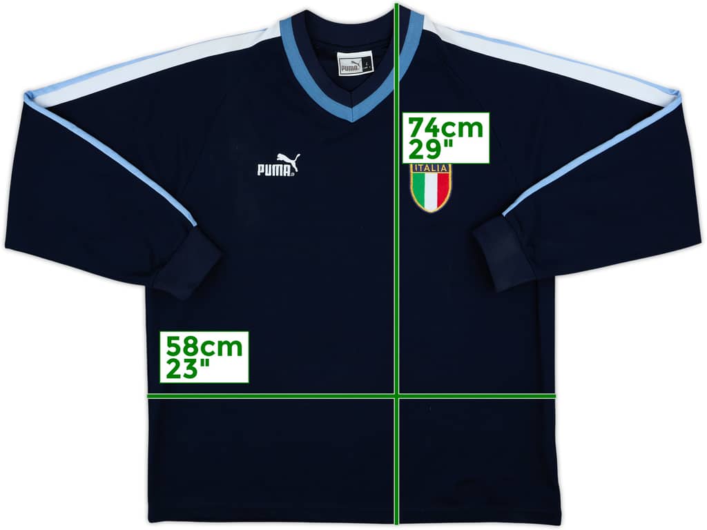 2003-04 Italy Puma Training L/S Shirt - 8/10 - (L)