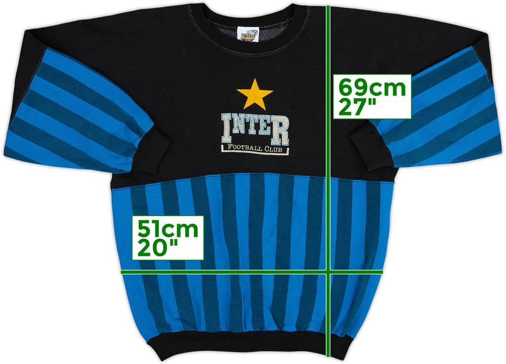 1990-91 Inter Milan Le Felpe Dei Grandi Sweat Top - 4/10 - (M)