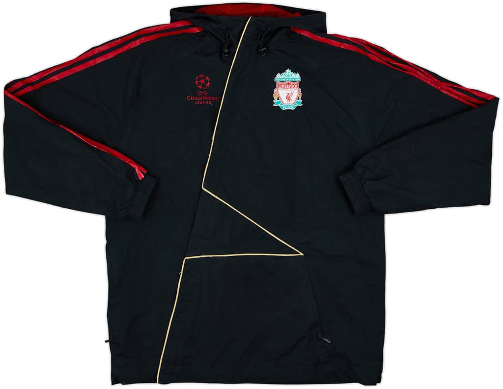 2009-10 Liverpool adidas Hooded Rain Jacket - 6/10 - (M)