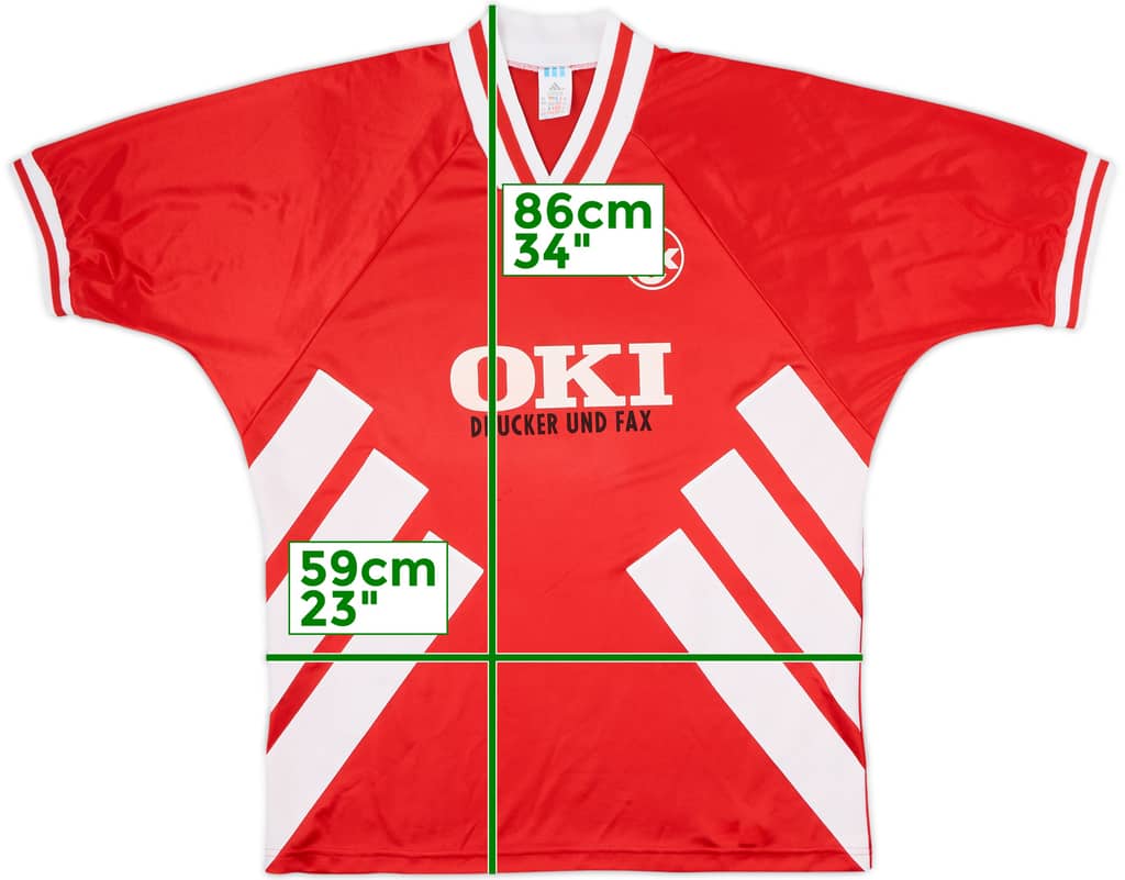 1994-95 Kaiserslautern Home Shirt - 7/10 - (XL)