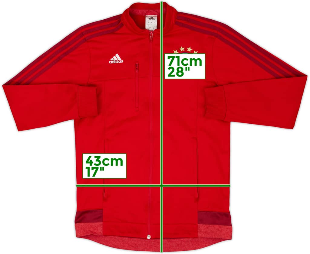 2015-16 Bayern Munich adidas Track Jacket - 8/10 - (M)