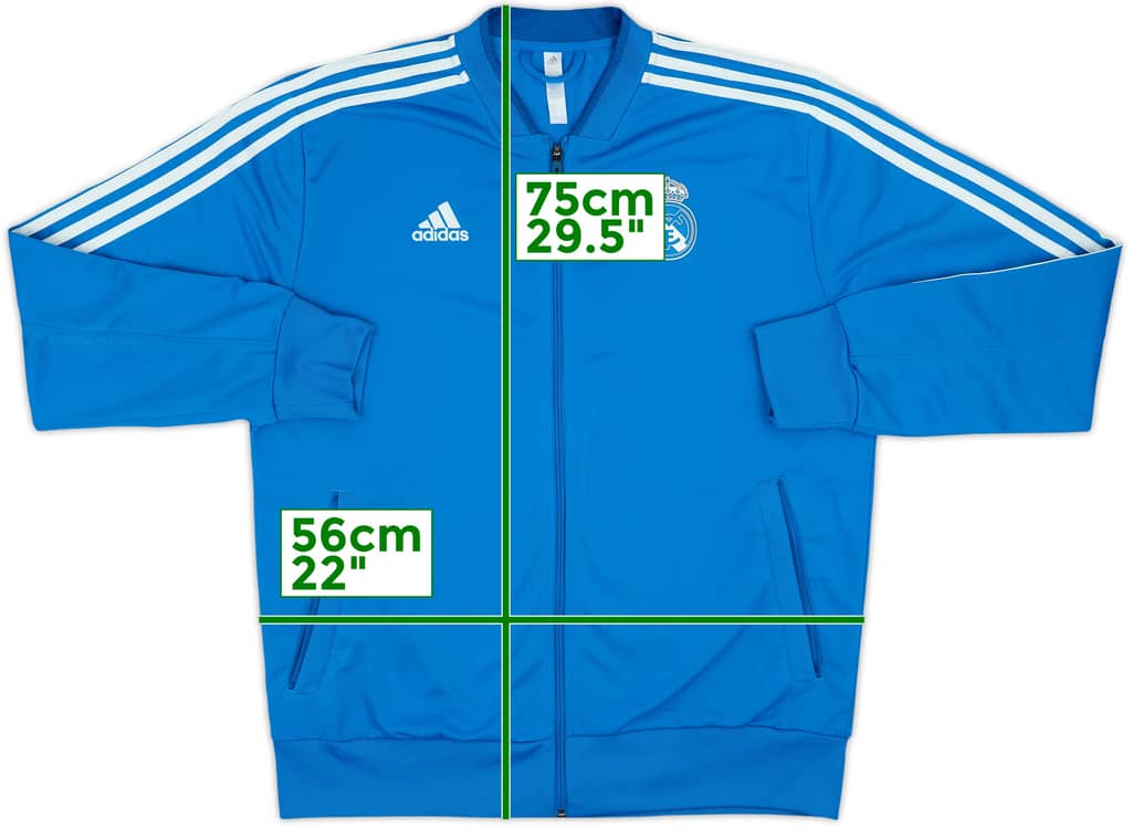 2018-19 Real Madrid adidas Track Top - 8/10 - (L)