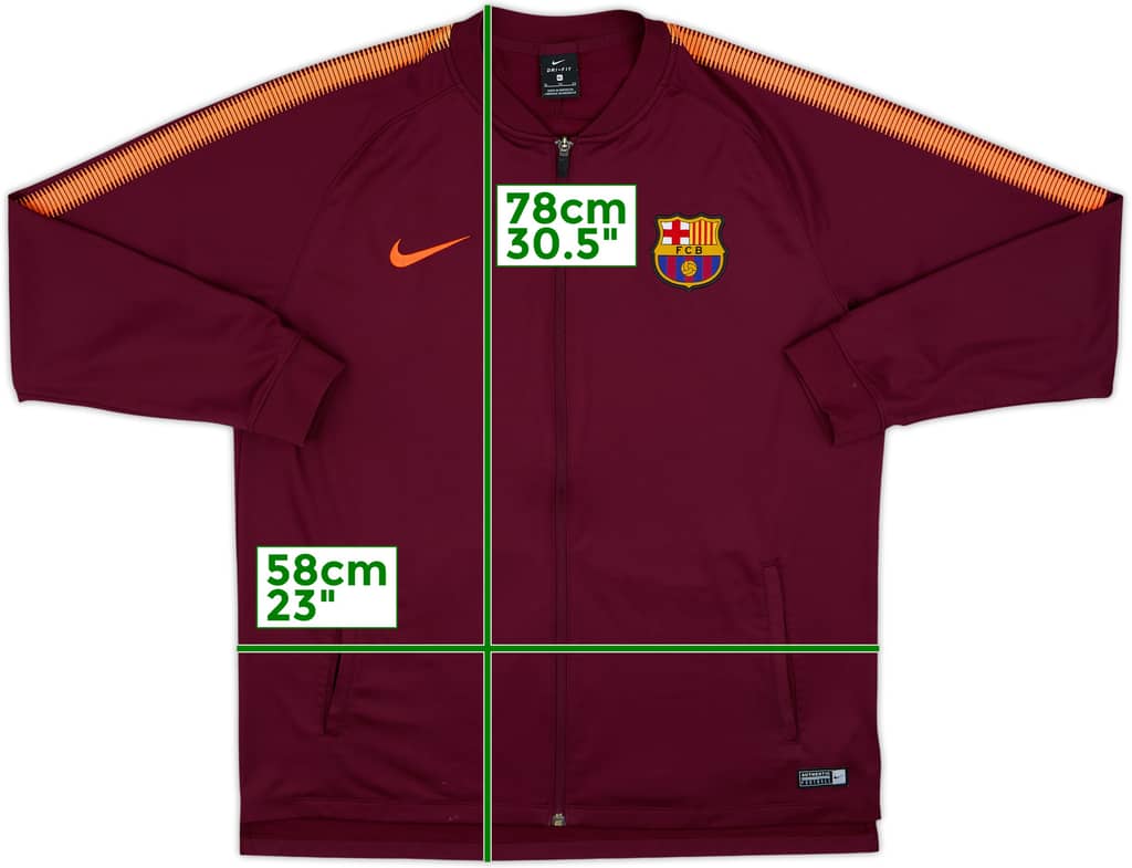 2017-18 Barcelona Nike Track Jacket - 8/10 - (XL)