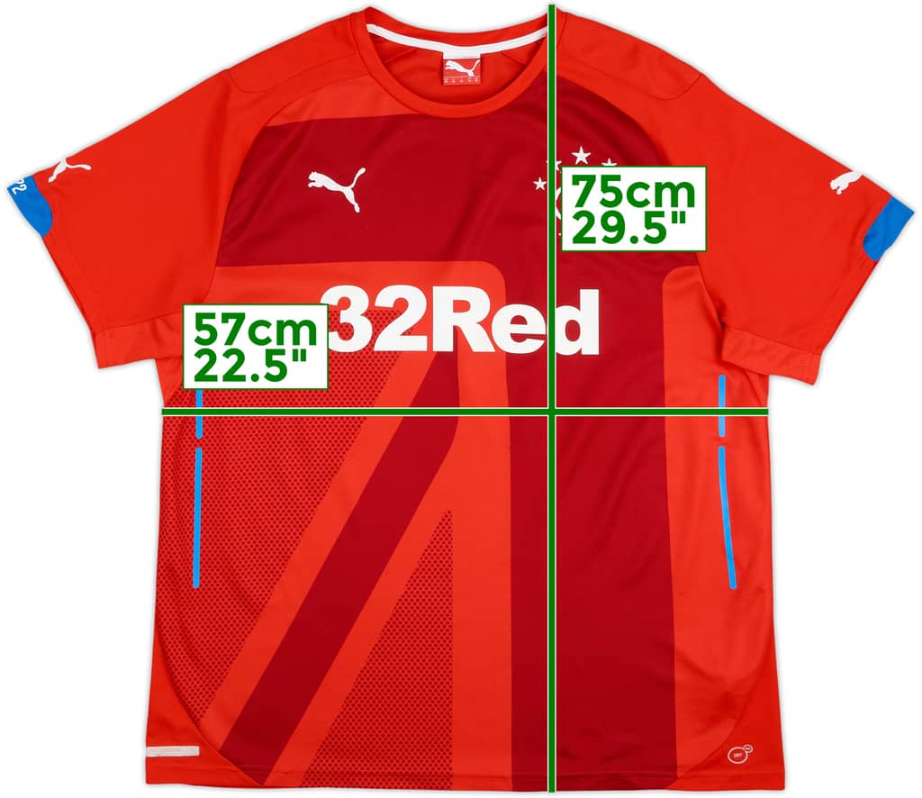 2014-15 Rangers Third Shirt - 7/10 - (XL)
