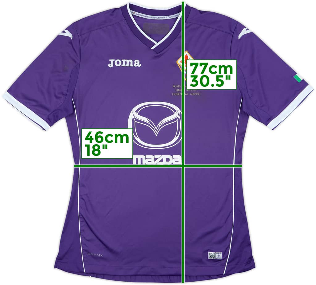 2014-15 Fiorentina 'TIM Finale' Home Shirt - 6/10 - (M)