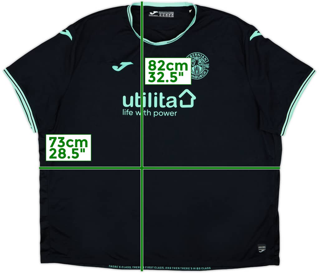 2022-23 Hibernian Third Shirt - 8/10 - (5XL)
