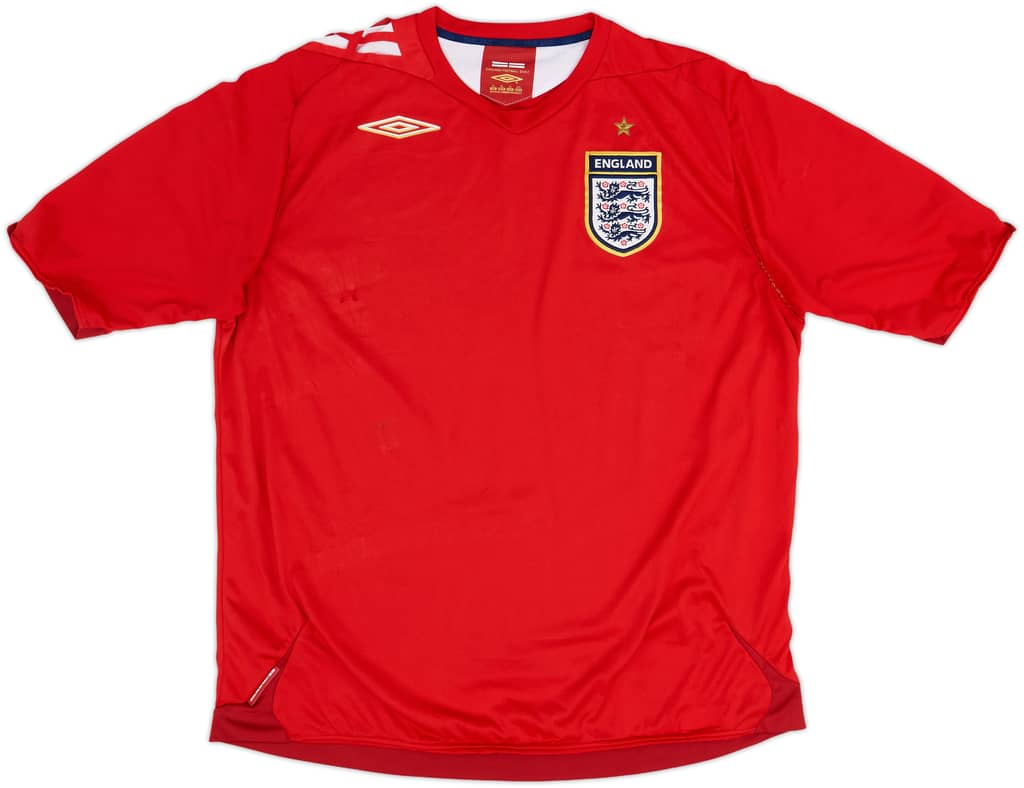 2006-08 England Away Shirt - 3/10 - (XL)