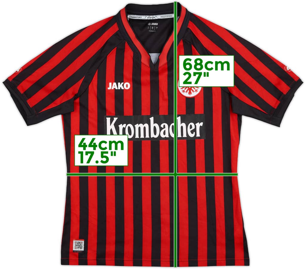 2012-13 Eintracht Frankfurt Home Shirt - 8/10 - (XS)