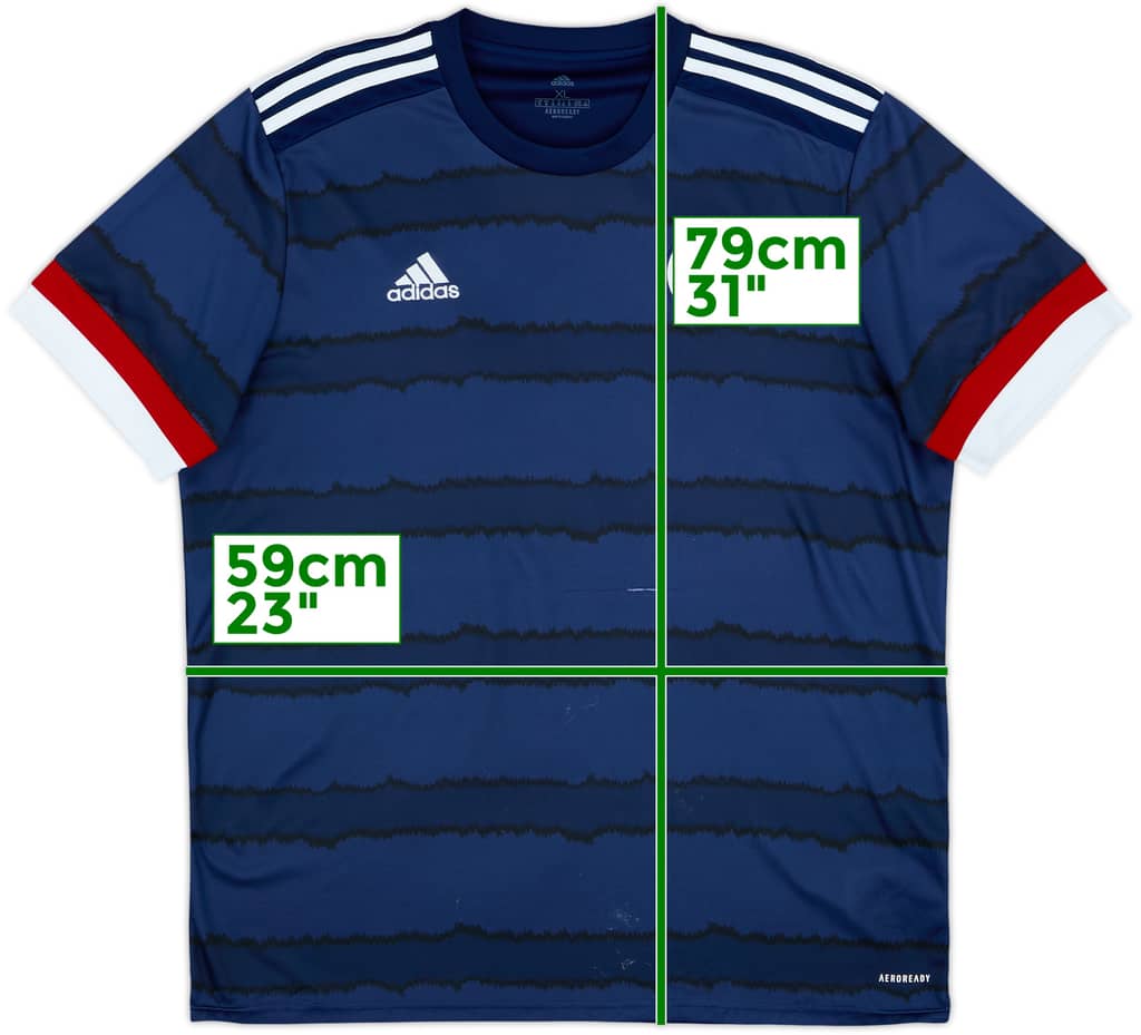 2020-22 Scotland Home Shirt - 5/10 - (XL)