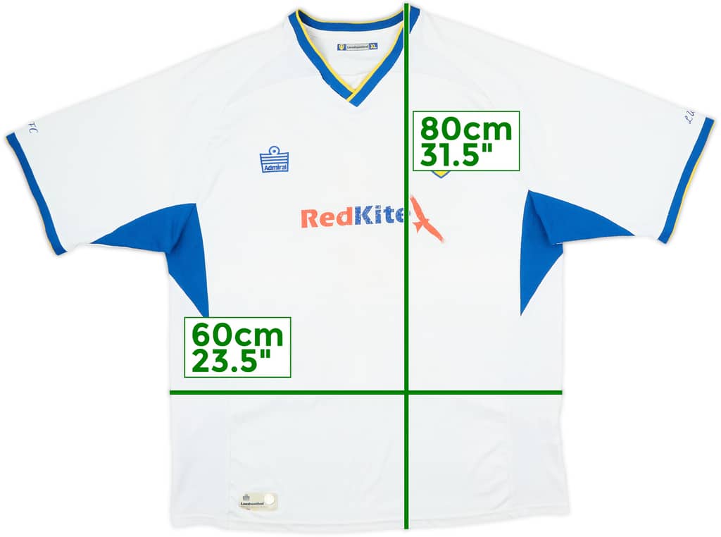 2007-08 Leeds United Home Shirt - 5/10 - (XL)