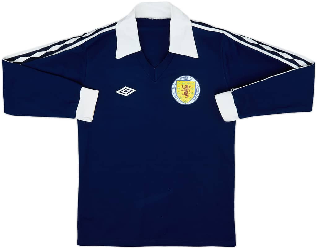 1980-82 Scotland Home L/S Shirt - 8/10 - (S)