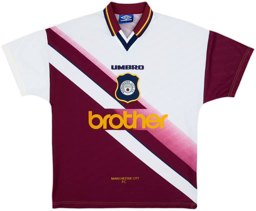 1996-97 Manchester City Away Shirt - 8/10 - (M)